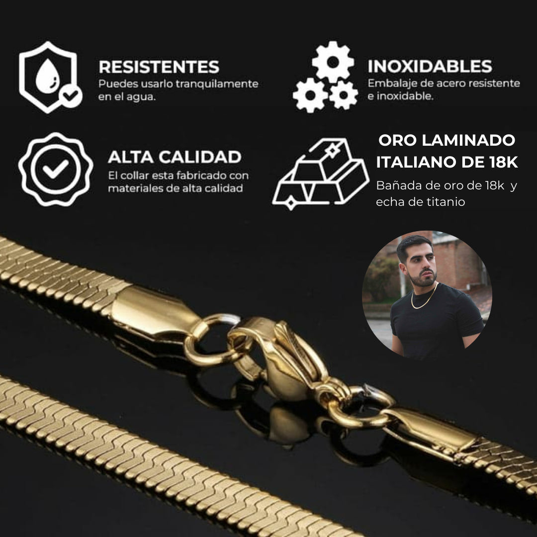Collar Snake Gold (Oro Laminado 18k)