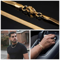 Set Collar y Pulsera (Oro Laminado 18k )