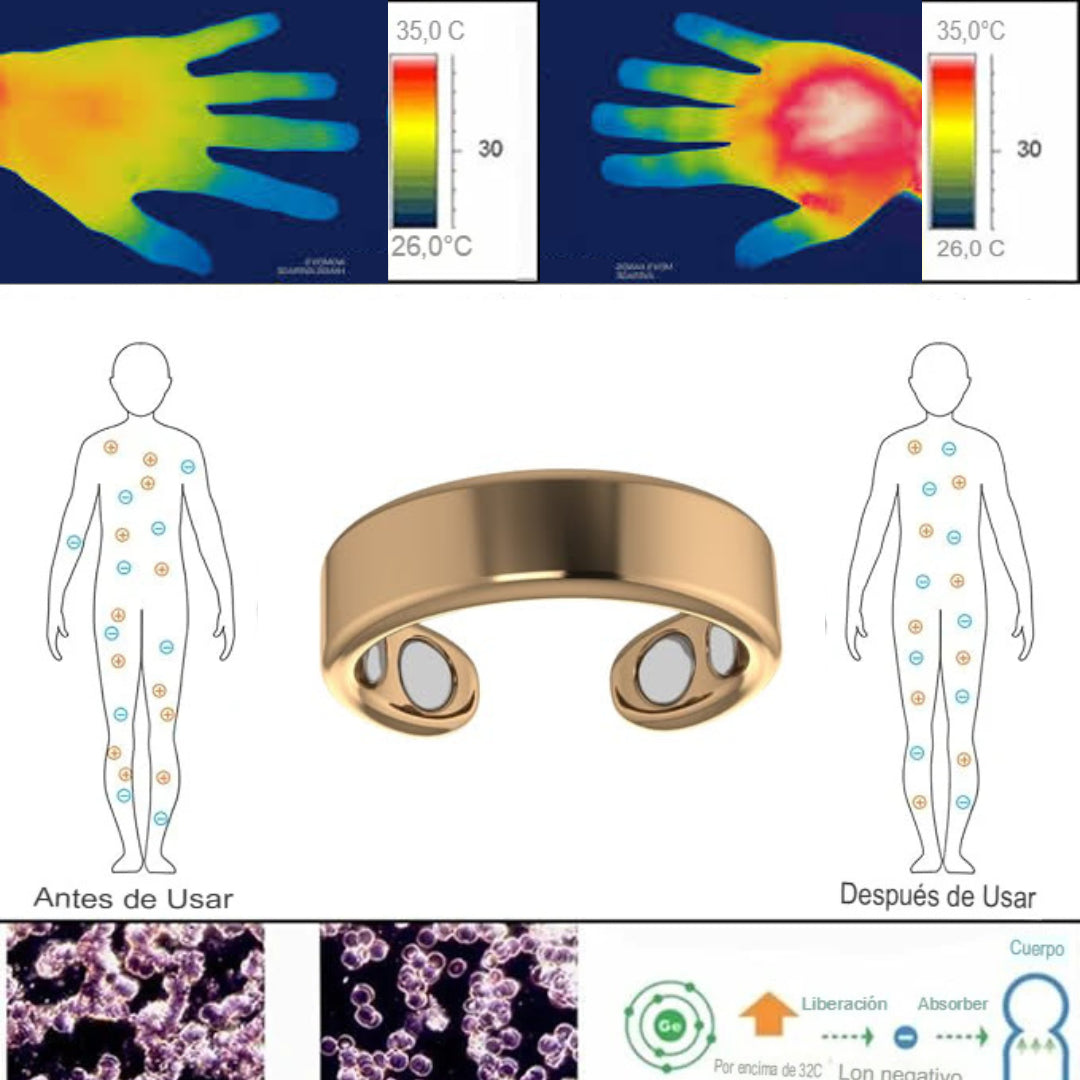 (Anillo Magnético Mx-pro Dorado)