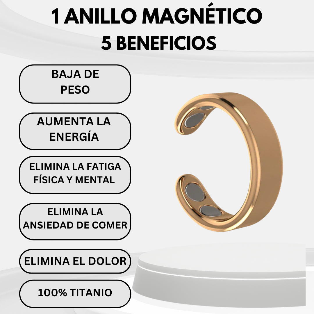 --Anillo Magnético Mx-pro Dorado--