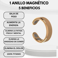 --Anillo Magnético Mx-pro Dorado--