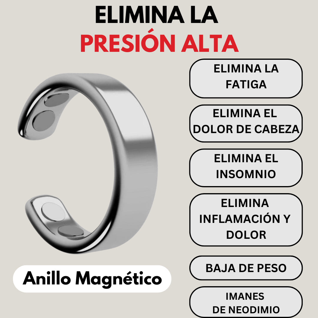 (Anillo magnético Mx-Pro Plateado)