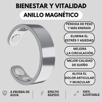 Anillo magnético Mx-Pro Plateado.